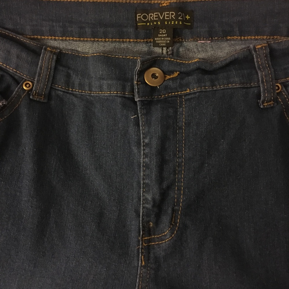 Forever 21+ size 20 dark wash skinny jeans